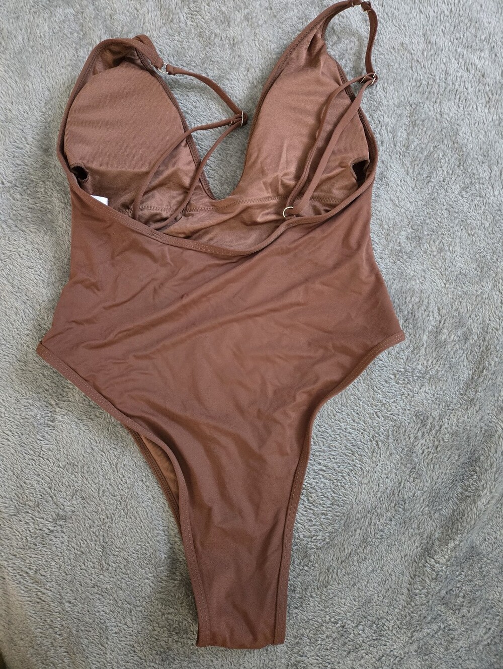 Brown One Piece Swimsuit NWOT